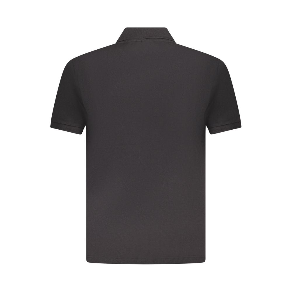 U.S. Grand Polo Black Cotton Men Polo Shirt