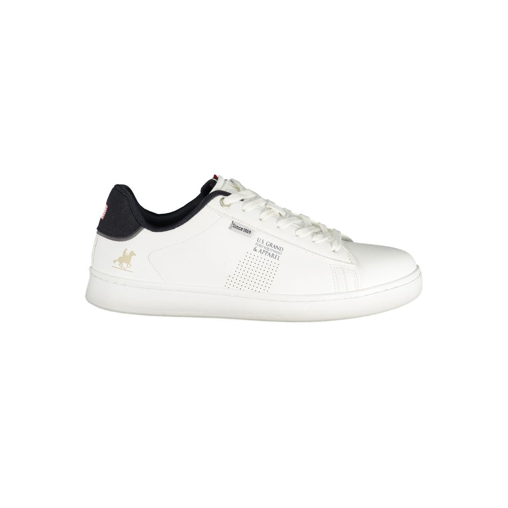 U.S. Grand Polo White Polyurethane Men Sneaker