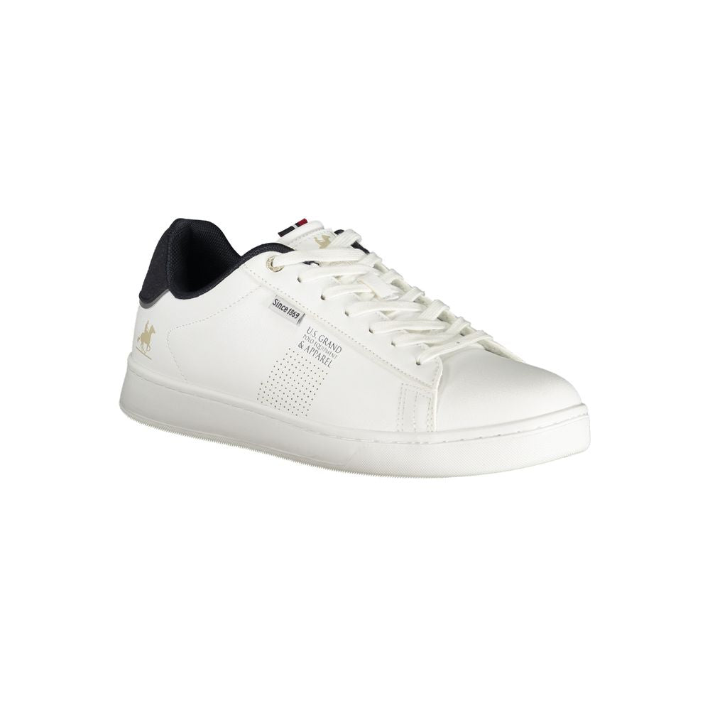 U.S. Grand Polo White Polyurethane Men Sneaker