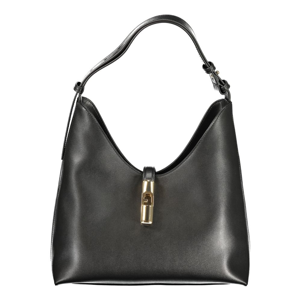 Furla Nero Leather Women Handbag | Regal Royce