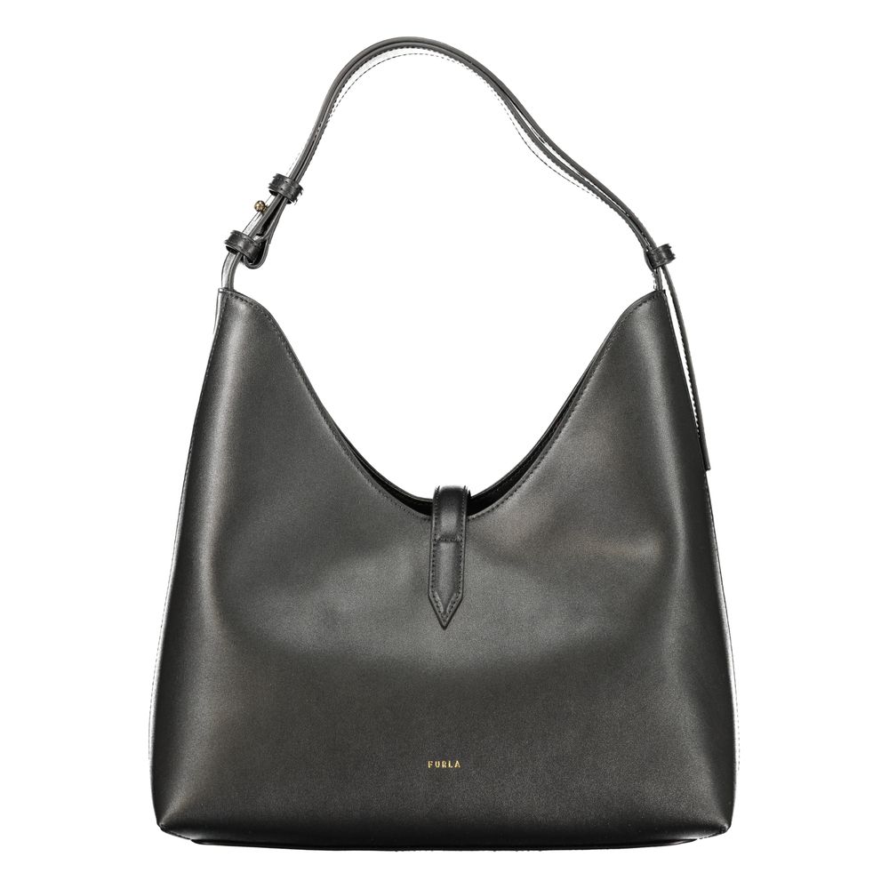 Furla Nero Leather Women Handbag | Regal Royce