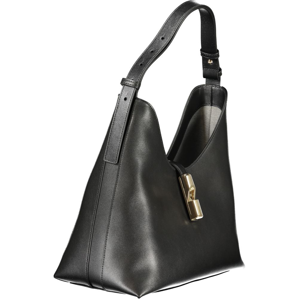 Furla Nero Leather Women Handbag | Regal Royce