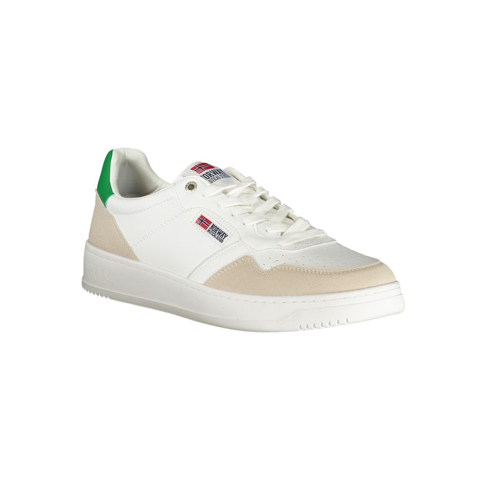 Norway 1963 White Polyurethane Men's Sneaker | Regal Royce