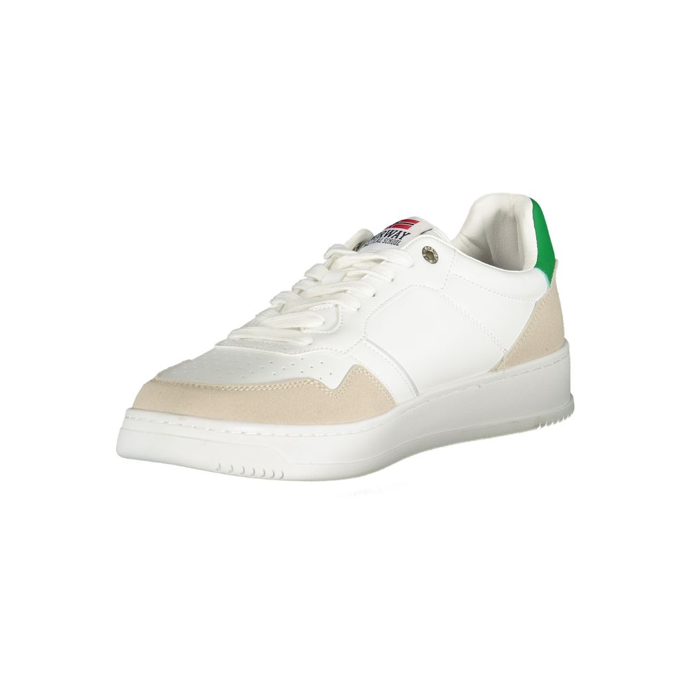 Norway 1963 White Polyurethane Men's Sneaker | Regal Royce