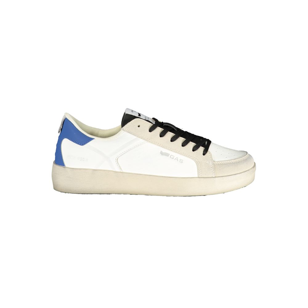 Gas White Polyurethane Men Sneaker | Regal Royce