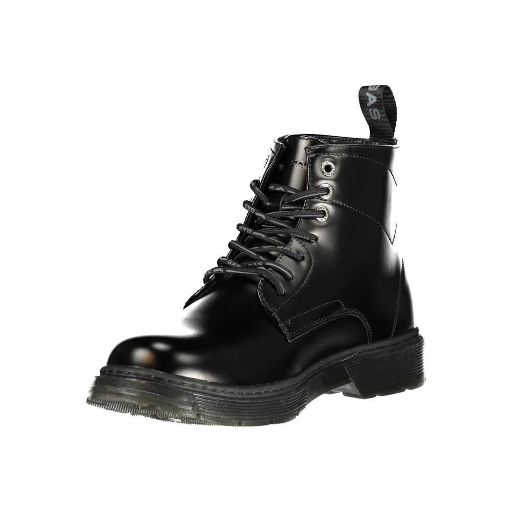 Gas Nero Poliestere Men Ankle Boot | Regal Royce