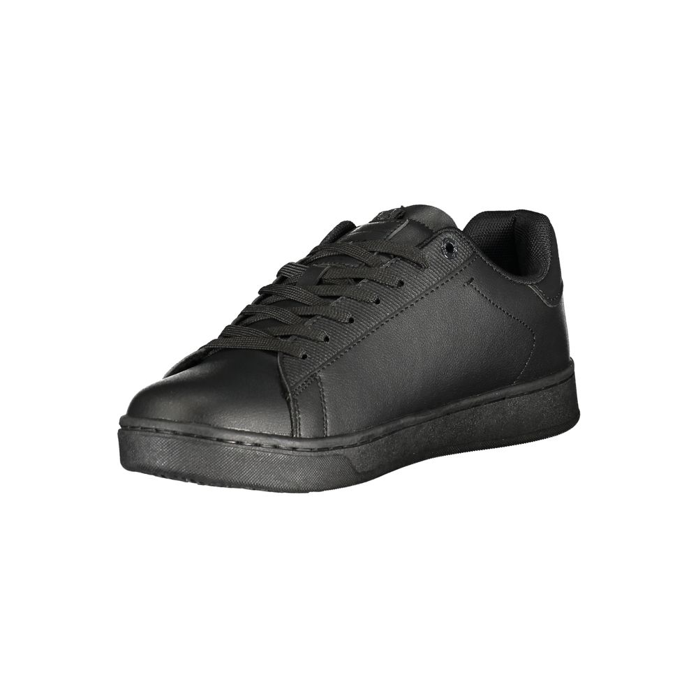 Gas Black Polyurethane Men's Sneaker | Regal Royce
