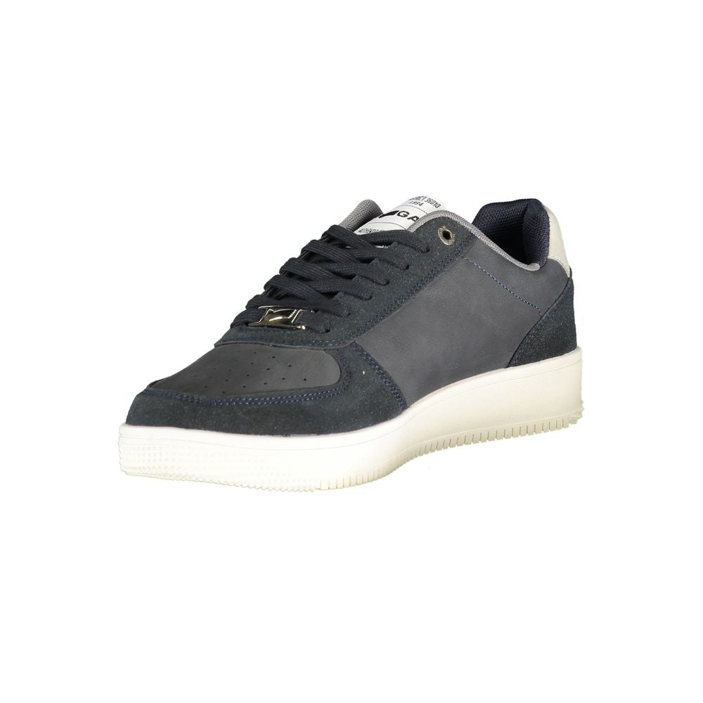 Gas Blu Polyurethane Men Sneaker | Regal Royce