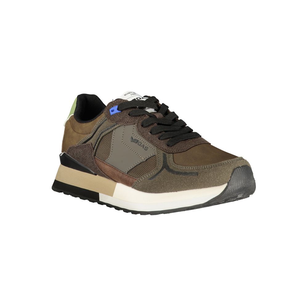 Gas Marrone Polyurethane Men Sneaker | Regal Royce