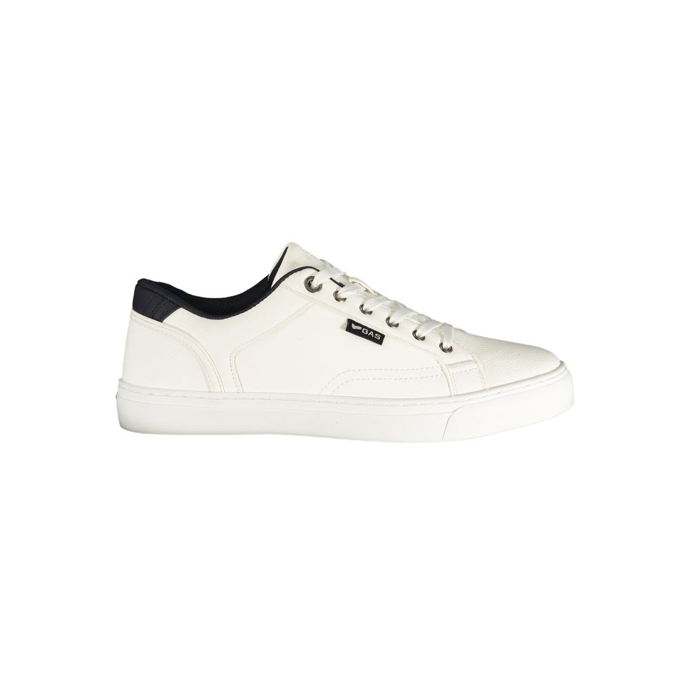 Gas Bianco Polyurethane Men Sneaker | Regal Royce