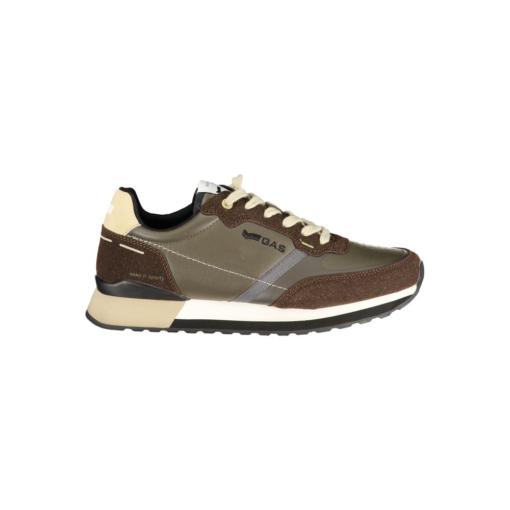 Gas Marrone Poliestere Men Sneaker | Regal Royce