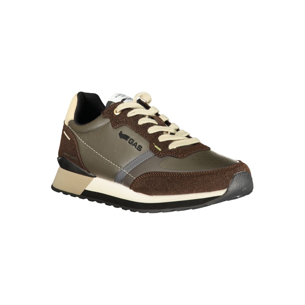 Gas Marrone Poliestere Men Sneaker | Regal Royce