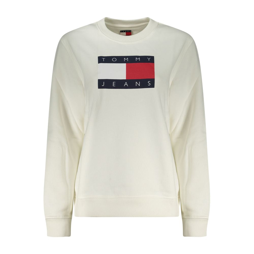 Tommy Hilfiger Bianco Cotton Women Sweatshirt | Regal Royce