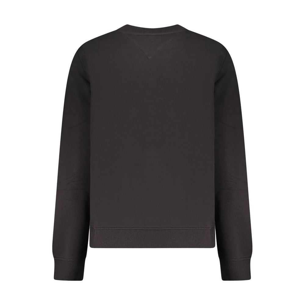Tommy Hilfiger Black Cotton Women Sweatshirt | Regal Royce