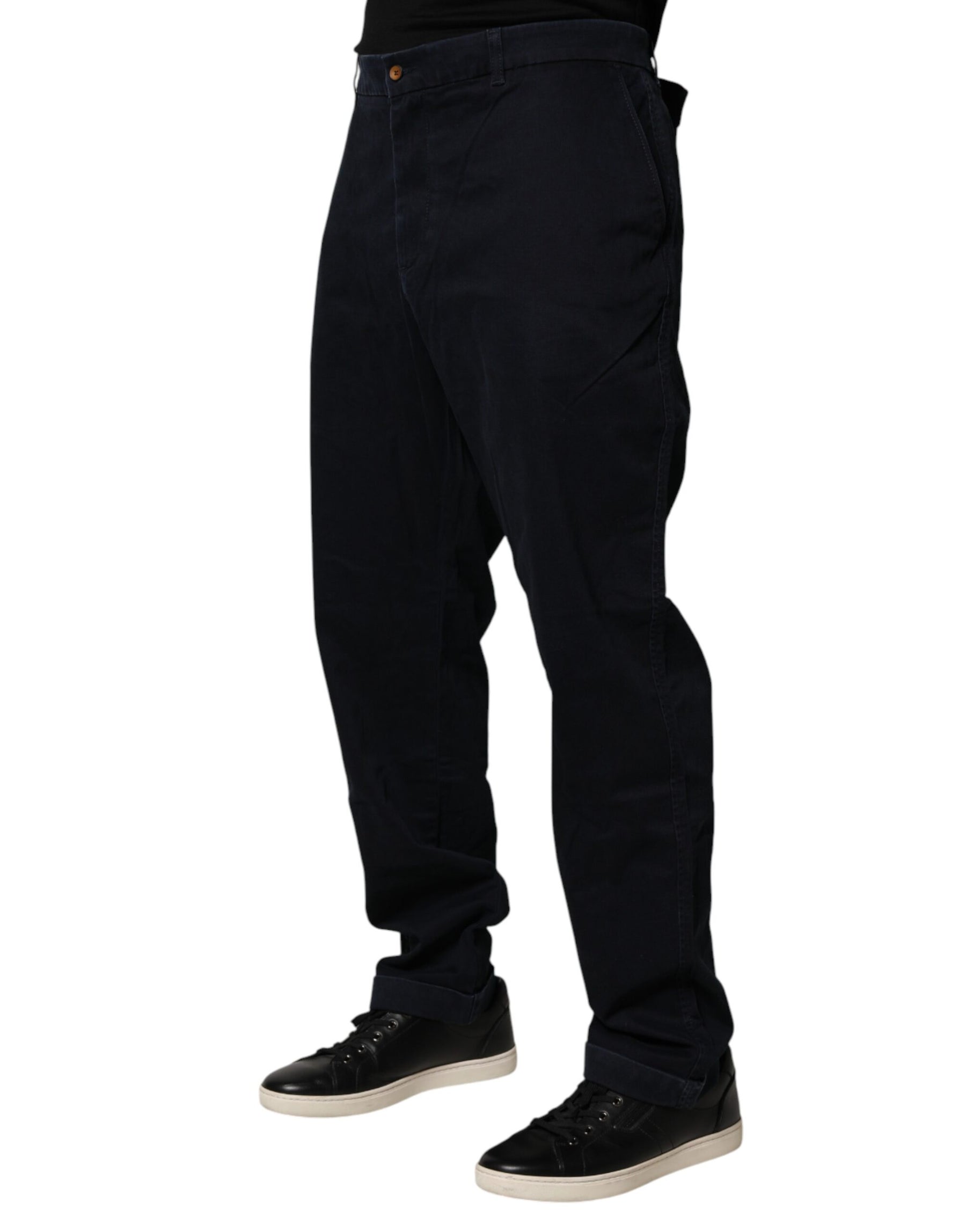 Harmont & Blaine Black Mid Waist Skinny Denim Trouser Jeans | Regal Royce