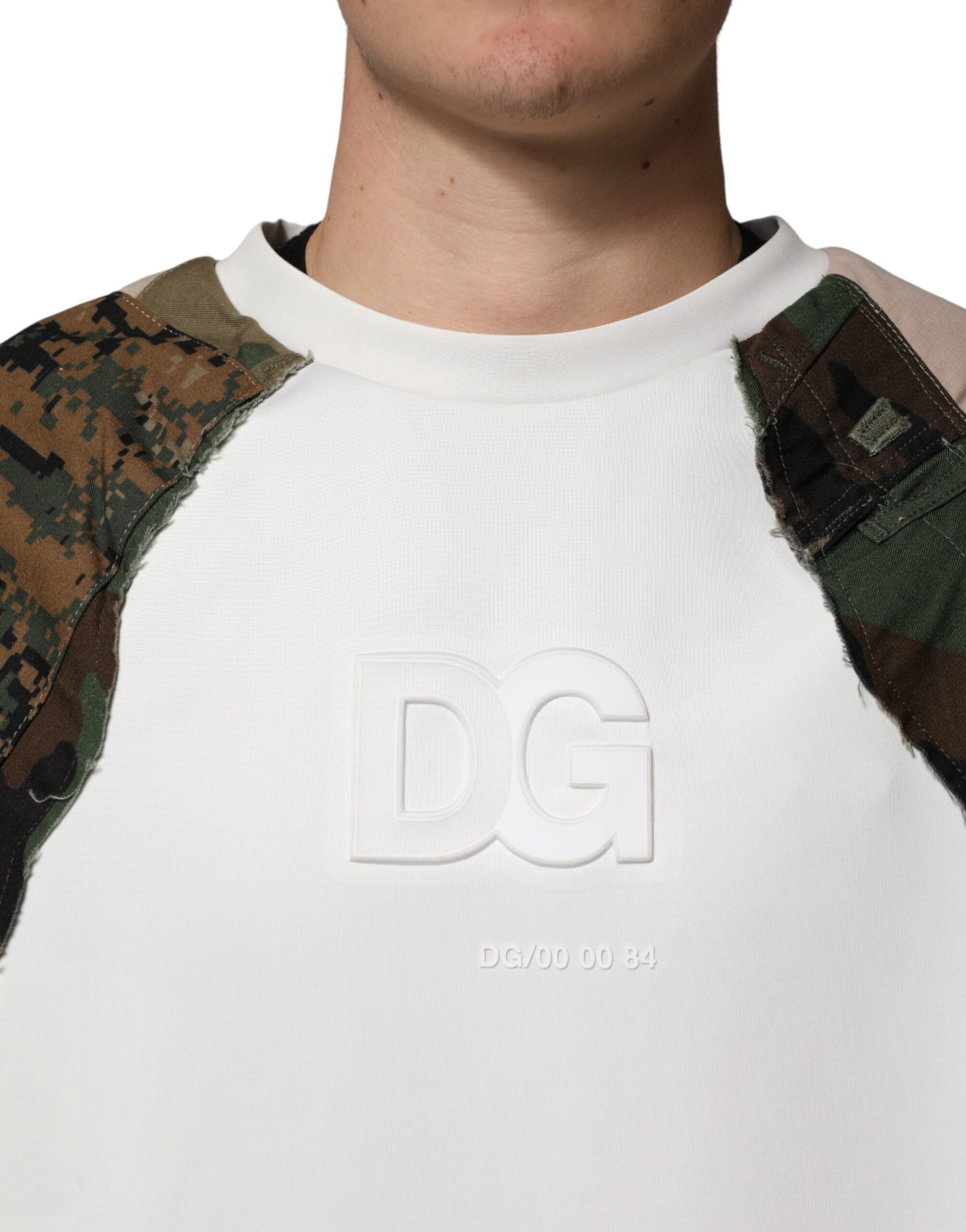 Dolce & Gabbana Multicolor Camouflage Sweatshirt Sweater | Regal Royce