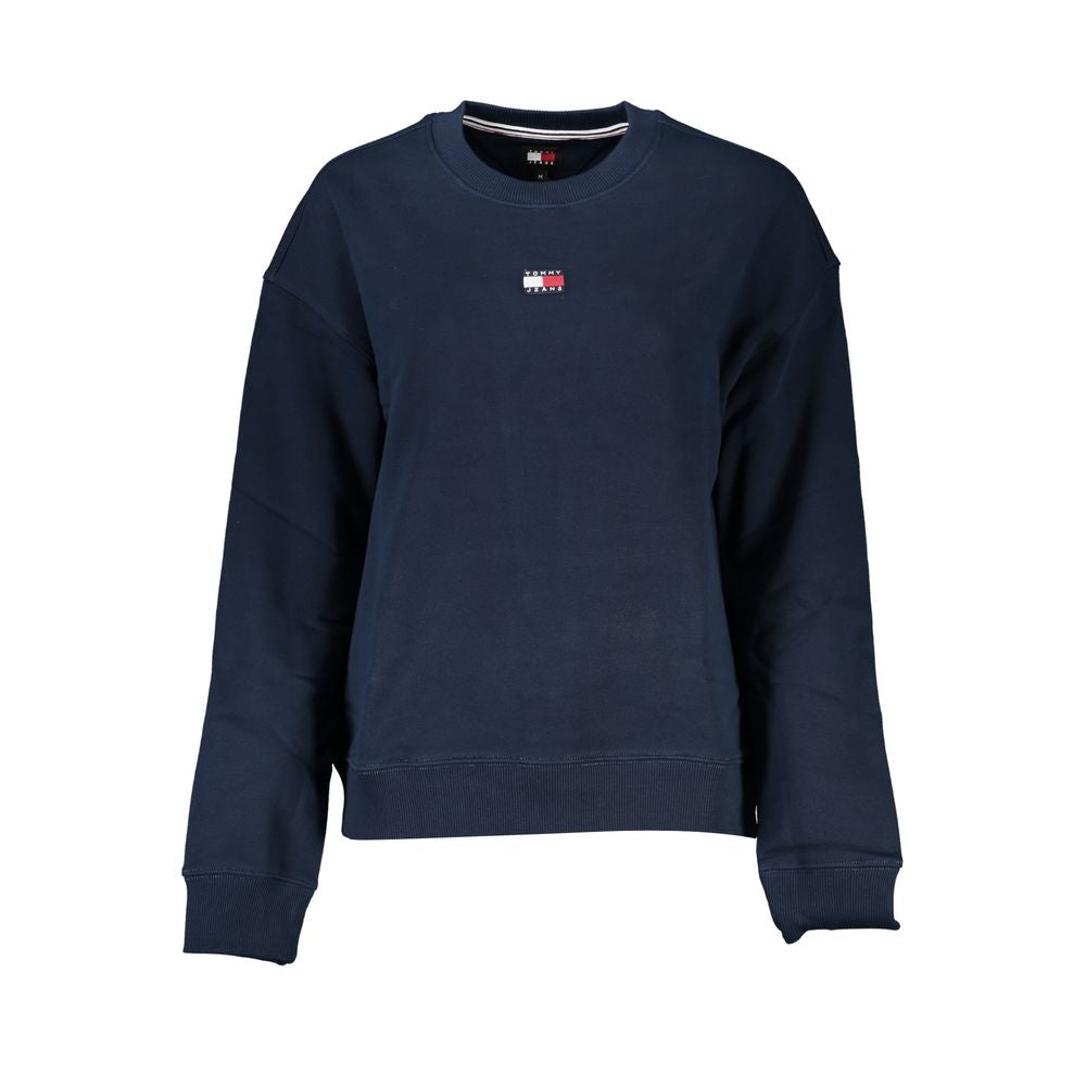 Tommy Hilfiger Blue Cotton Women Sweatshirt | Regal Royce