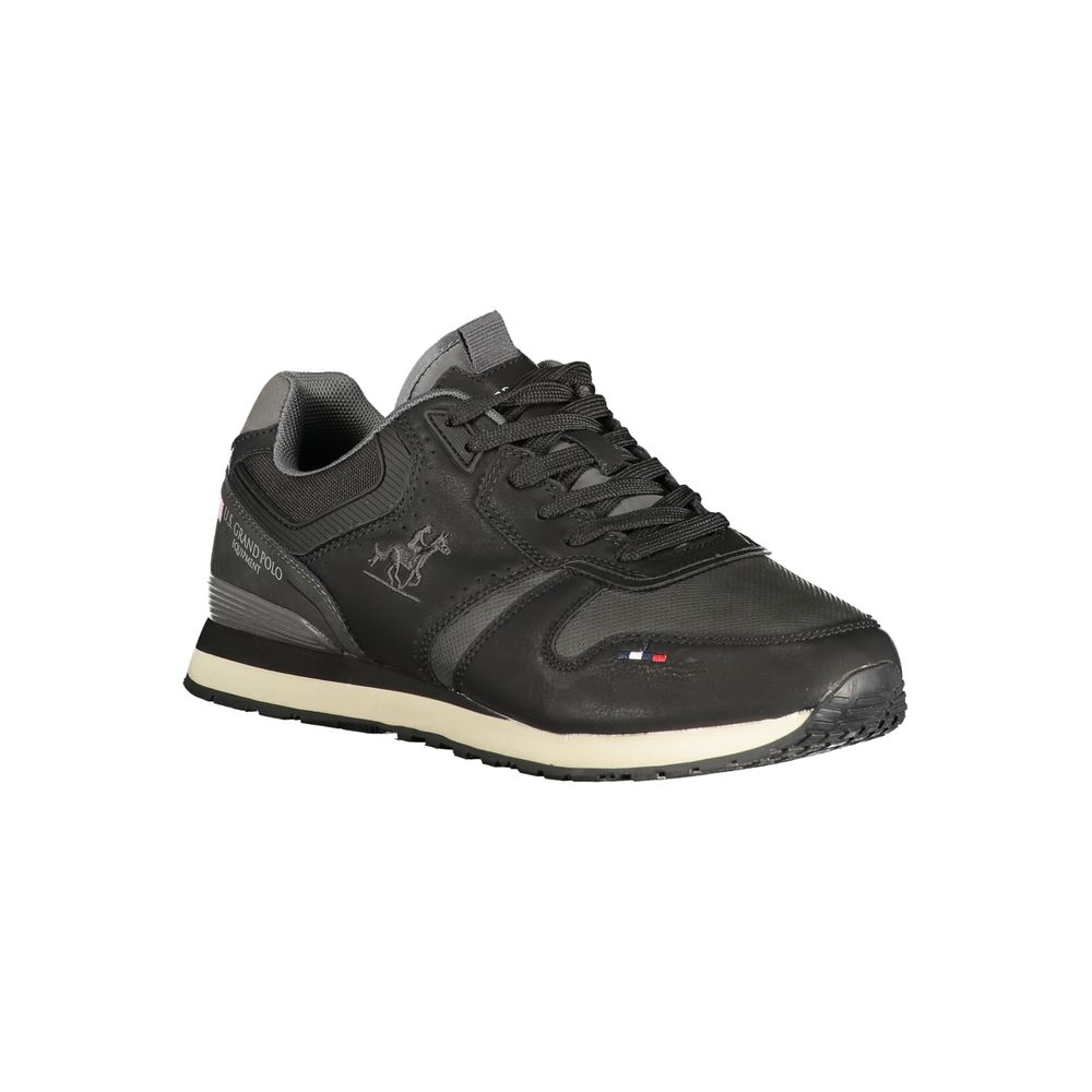 U.S. Grand Polo Black Polyester Men Sneaker