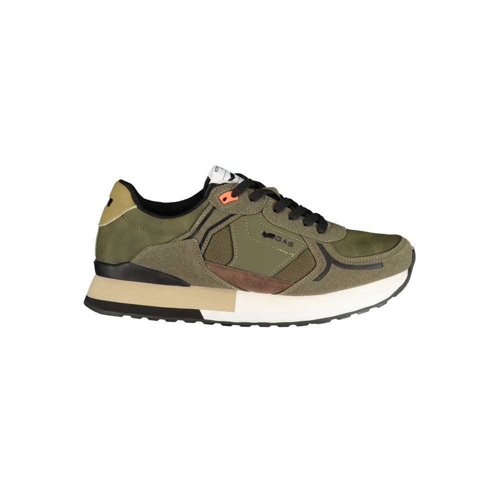 Gas Verde Poliestere Men Sneaker | Regal Royce