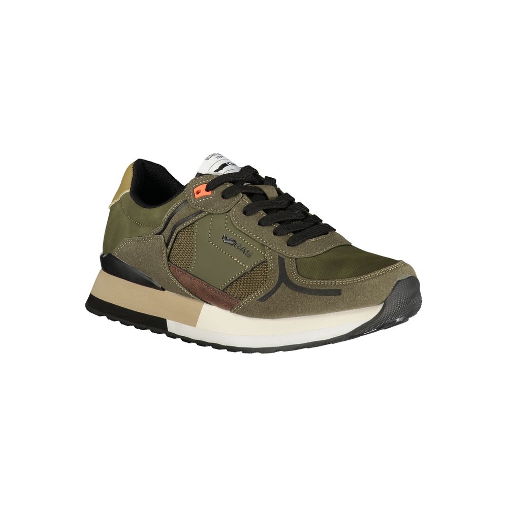 Gas Verde Poliestere Men Sneaker | Regal Royce