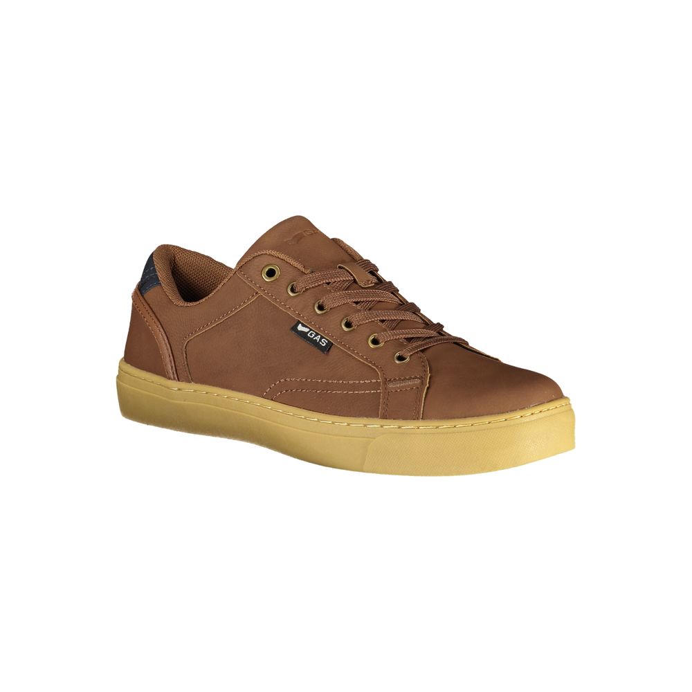 Gas Marrone Polyurethane Men Sneaker | Regal Royce