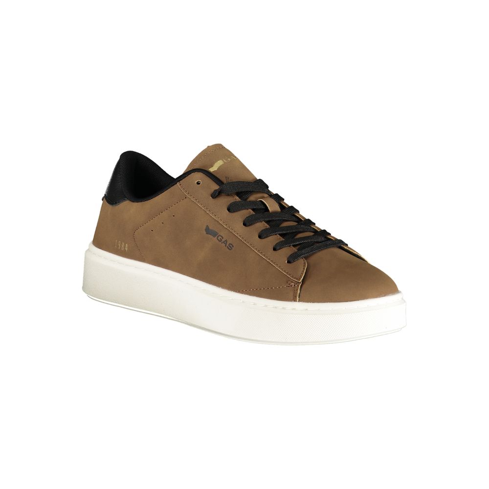 Gas Marrone Polyurethane Men Sneaker | Regal Royce