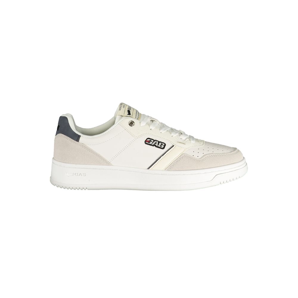 Gas White Polyester Men Sneaker | Regal Royce