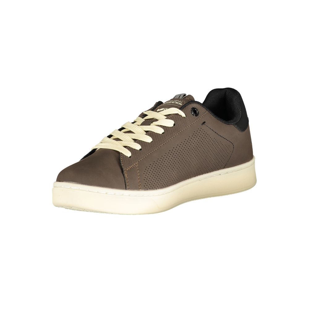 Gas Marrone Polyurethane Men Sneaker | Regal Royce