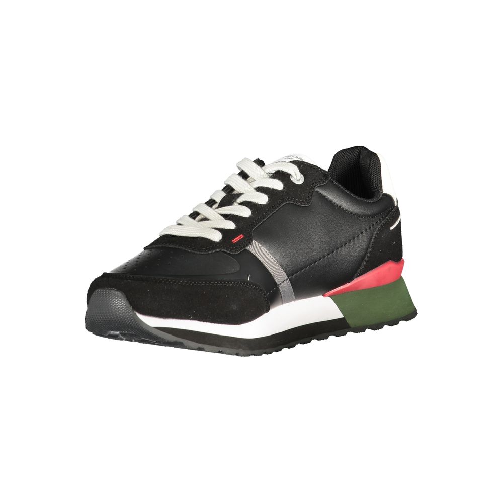 Gas Blue Polyurethane Men Sneaker | Regal Royce