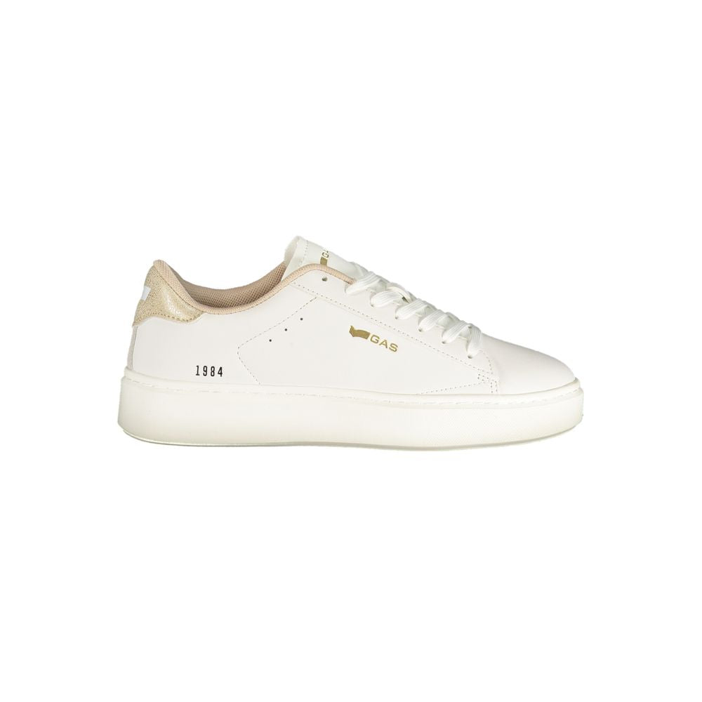 Gas Bianco Polyurethane Women Sneaker | Regal Royce