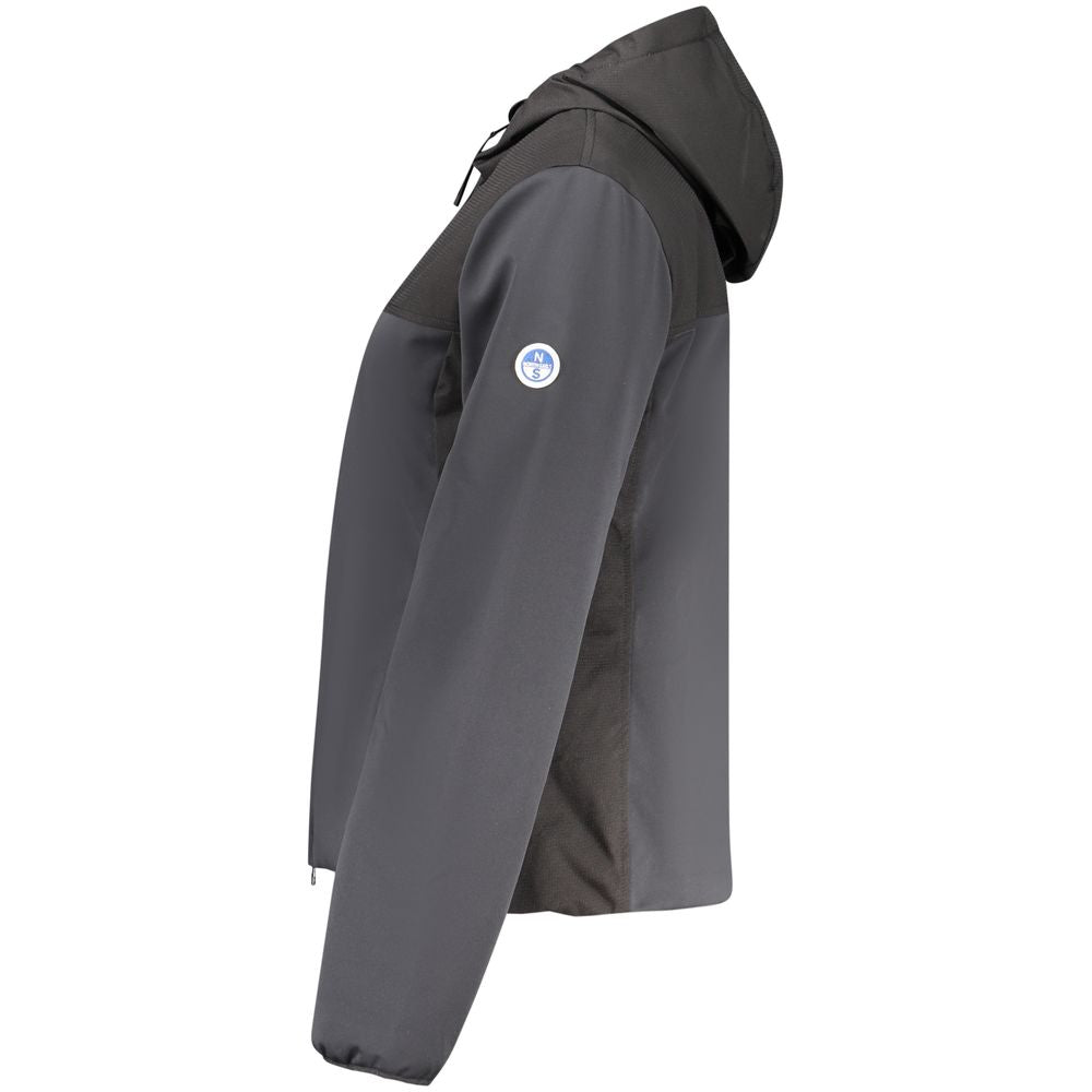 North Sails Black Polyester Women Jacket | Regal Royce