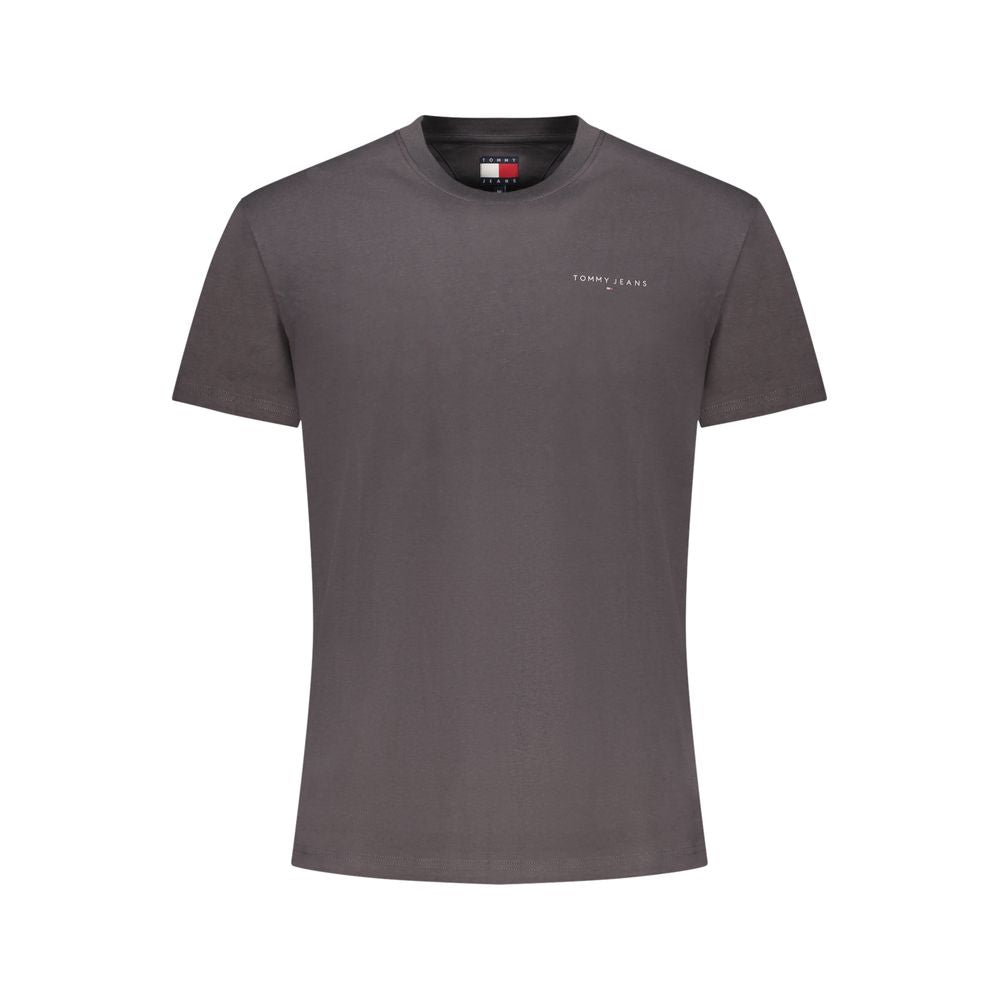 Tommy Hilfiger Grigio Cotton Men T-Shirt | Regal Royce