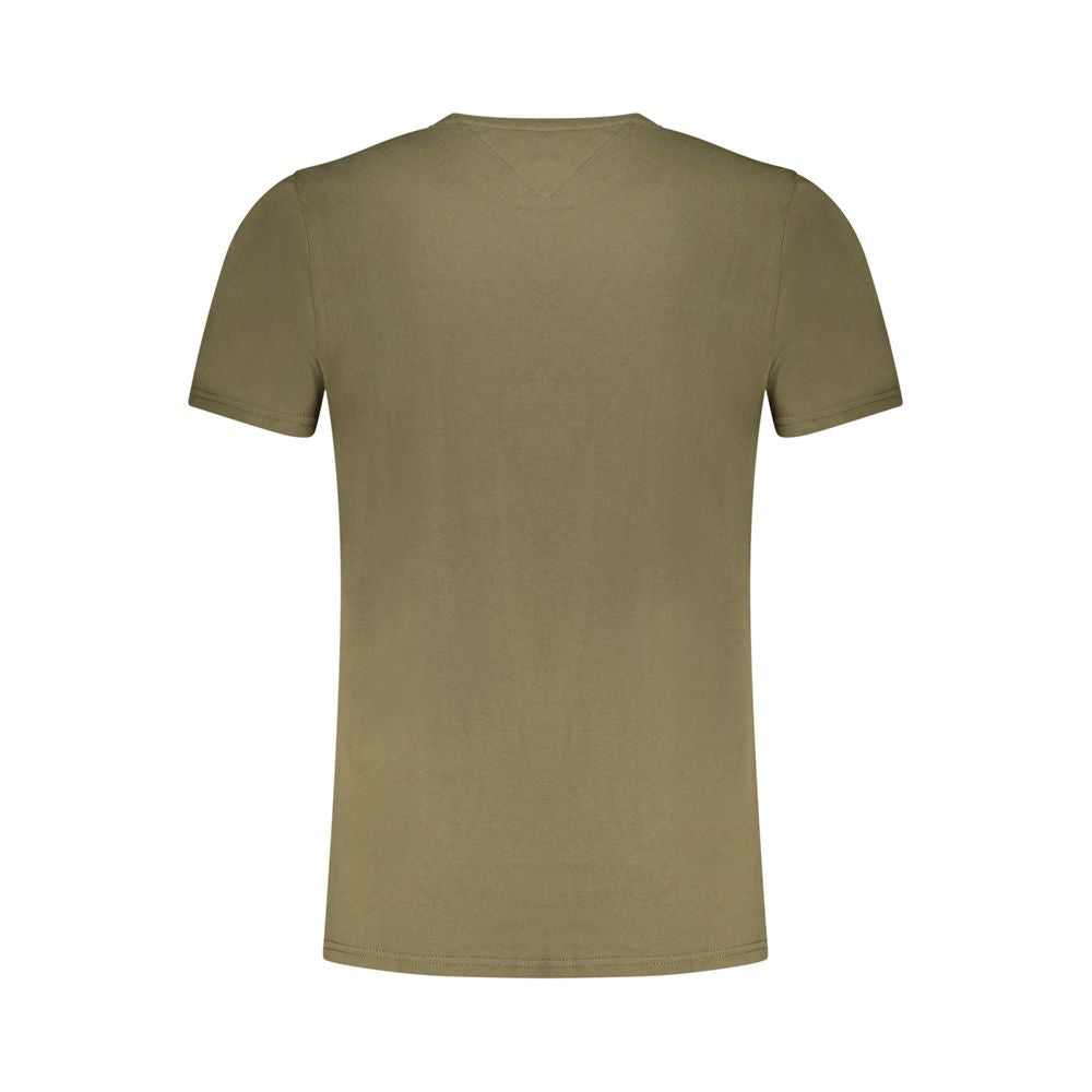 Tommy Hilfiger Verde Cotton Men T-Shirt | Regal Royce