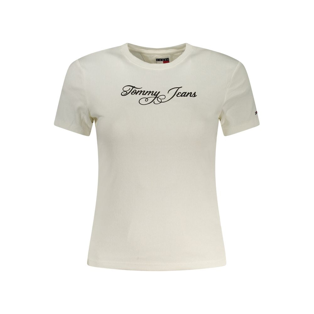 Tommy Hilfiger White Cotton Women's T-Shirt | Regal Royce