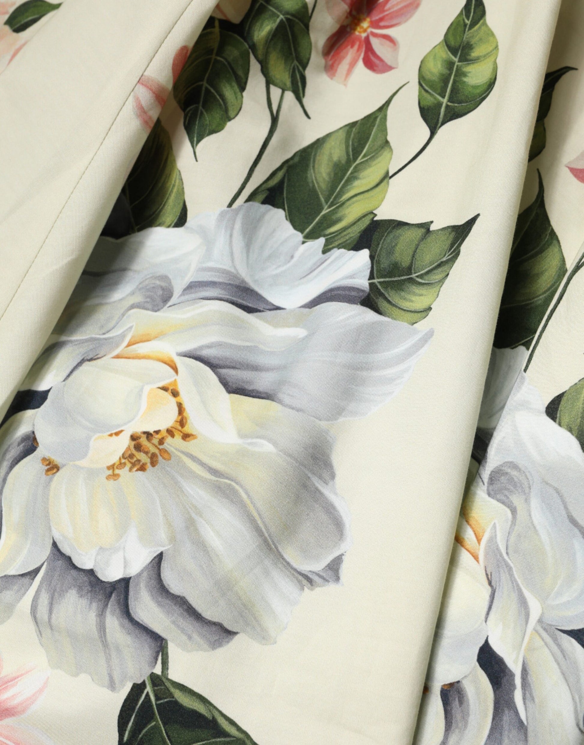 Dolce & Gabbana Beige Floral Sleeveless A-line Dress | Regal Royce