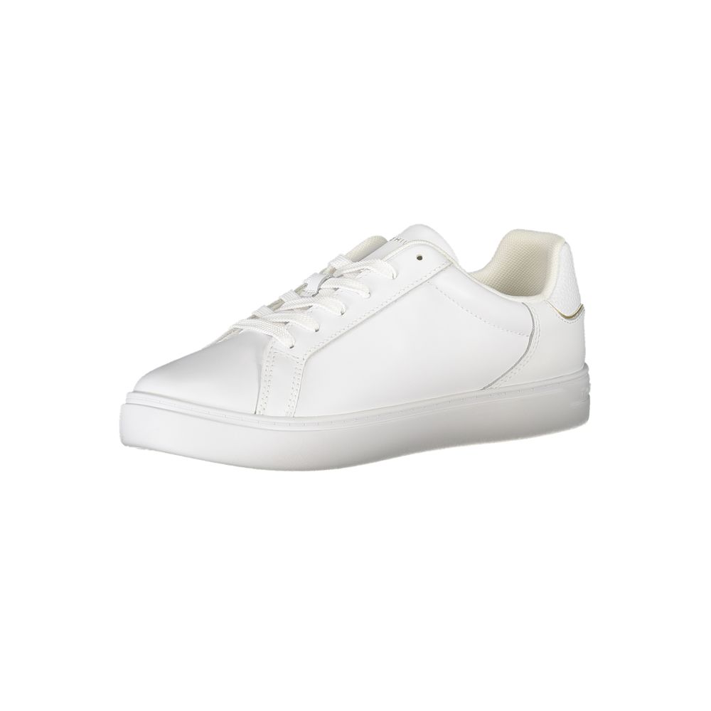 Tommy Hilfiger White Leather Women Sneaker | Regal Royce