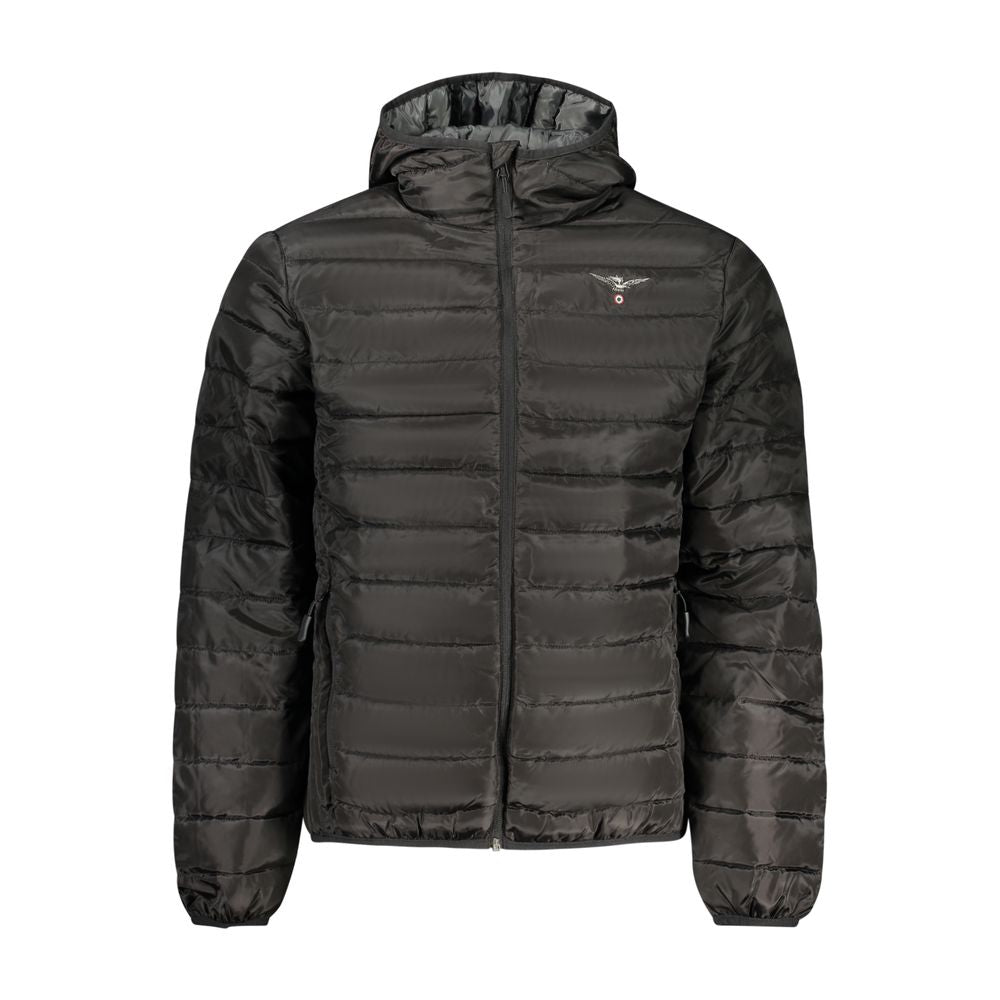 Accademia Militare Nero Polyester Men's Jacket | Regal Royce