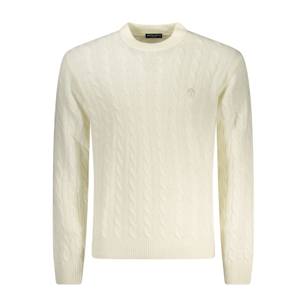 North Sails Bianco Poliammide Mens Sweater | Regal Royce