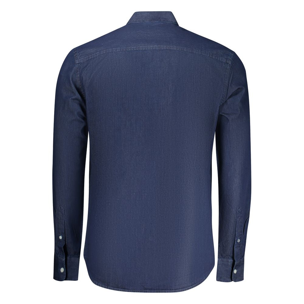 North Sails Blue Cotton Men's Shirt | Regal Royce