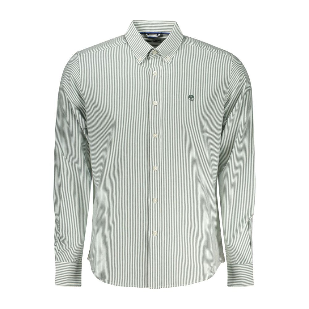 North Sails Green Cotton Men Shirt | Regal Royce