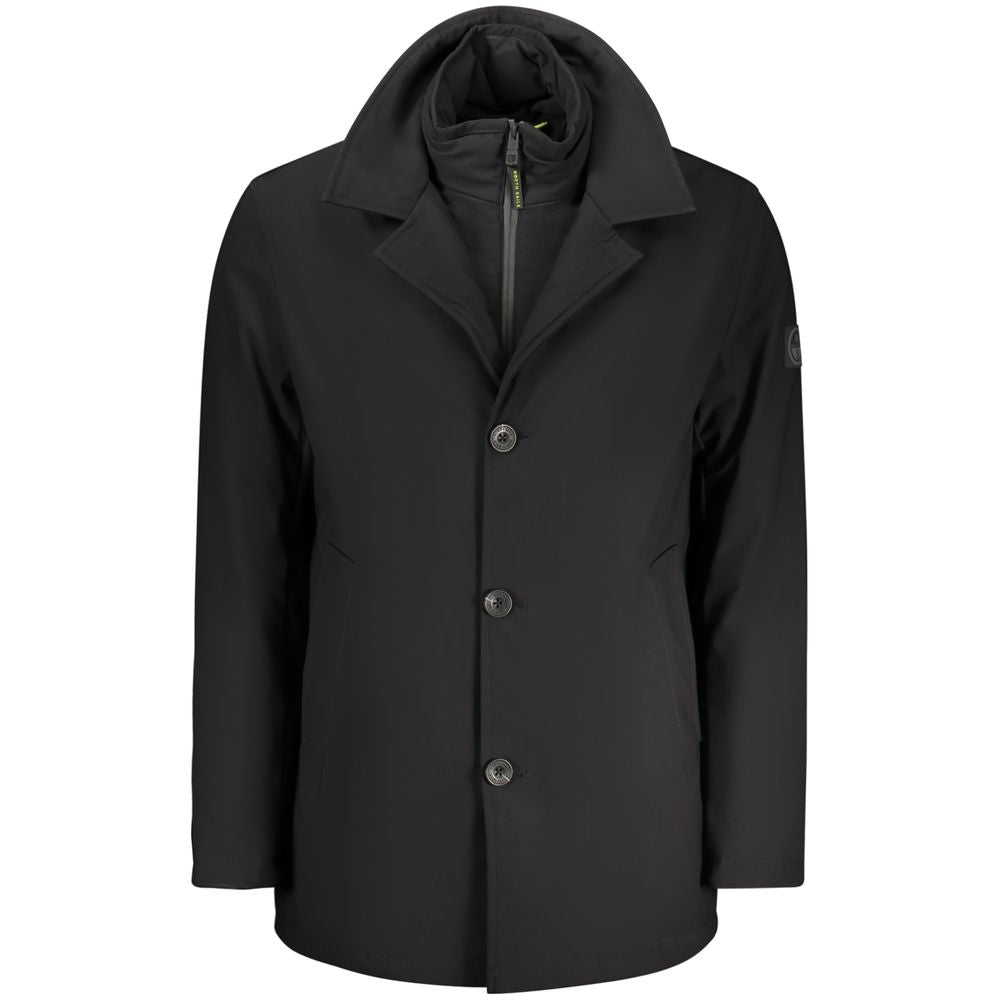 North Sails Black Polyester Men's Jacket | Regal Royce