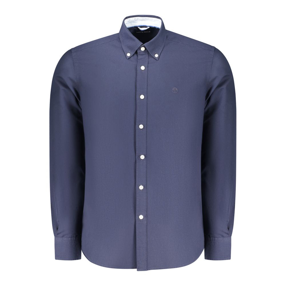 North Sails Blu Cotton Men Shirt | Regal Royce