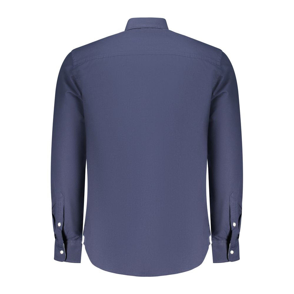 North Sails Blu Cotton Men Shirt | Regal Royce