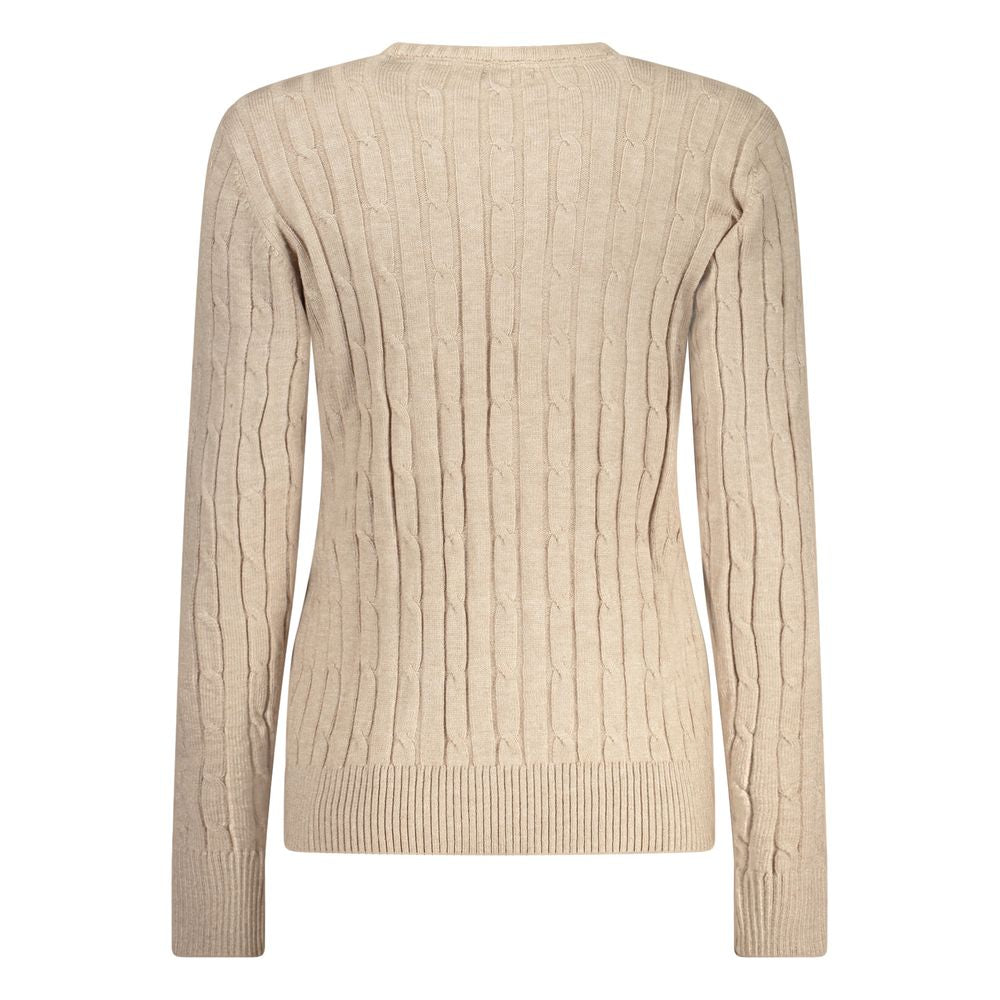 Norway 1963 Beige Viscose Women Sweater | Regal Royce
