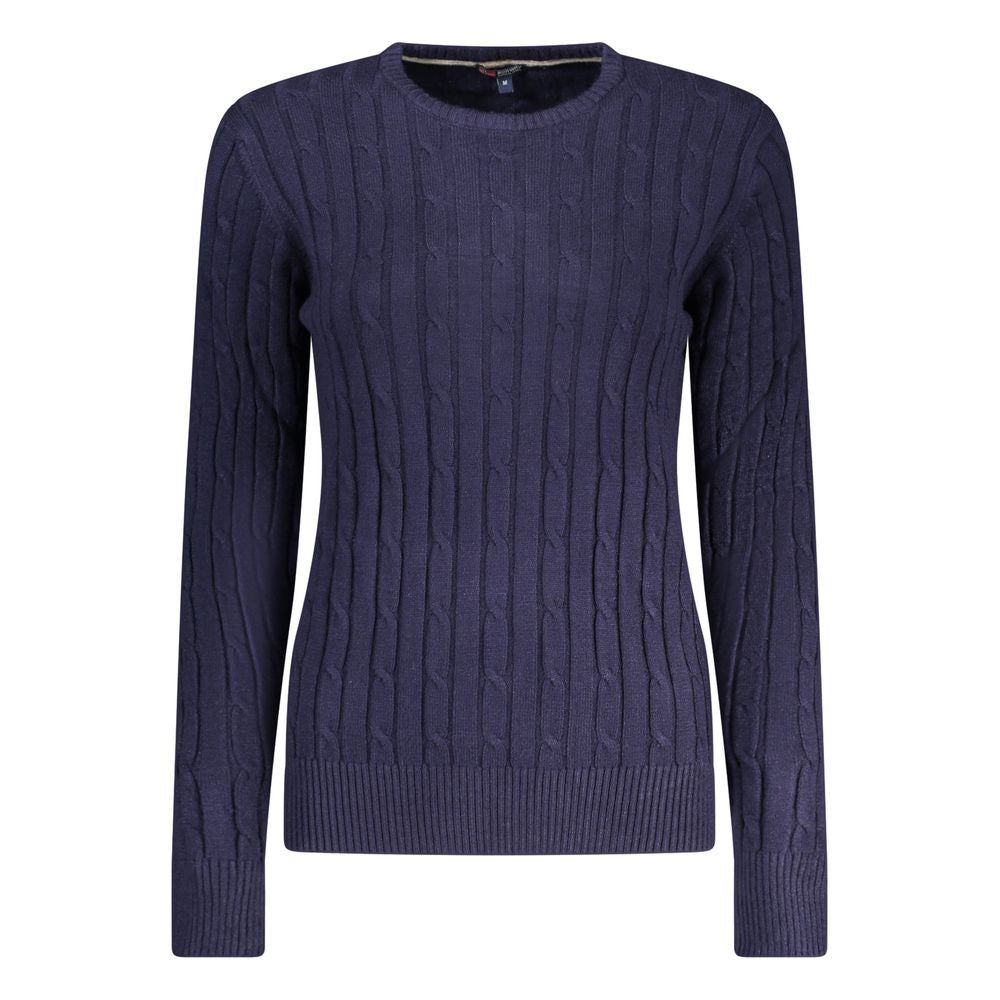 Norway 1963 Blue Viscose Women Sweater | Regal Royce