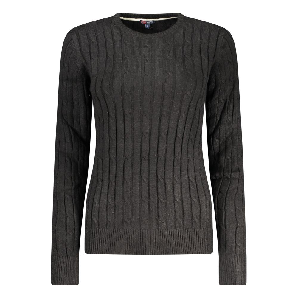 Norway 1963 Black Viscose Women's Sweater | Regal Royce