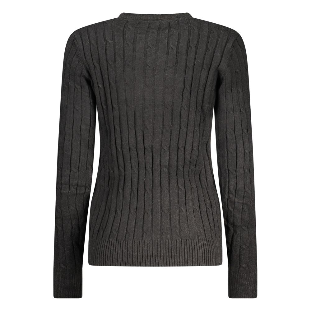 Norway 1963 Black Viscose Women's Sweater