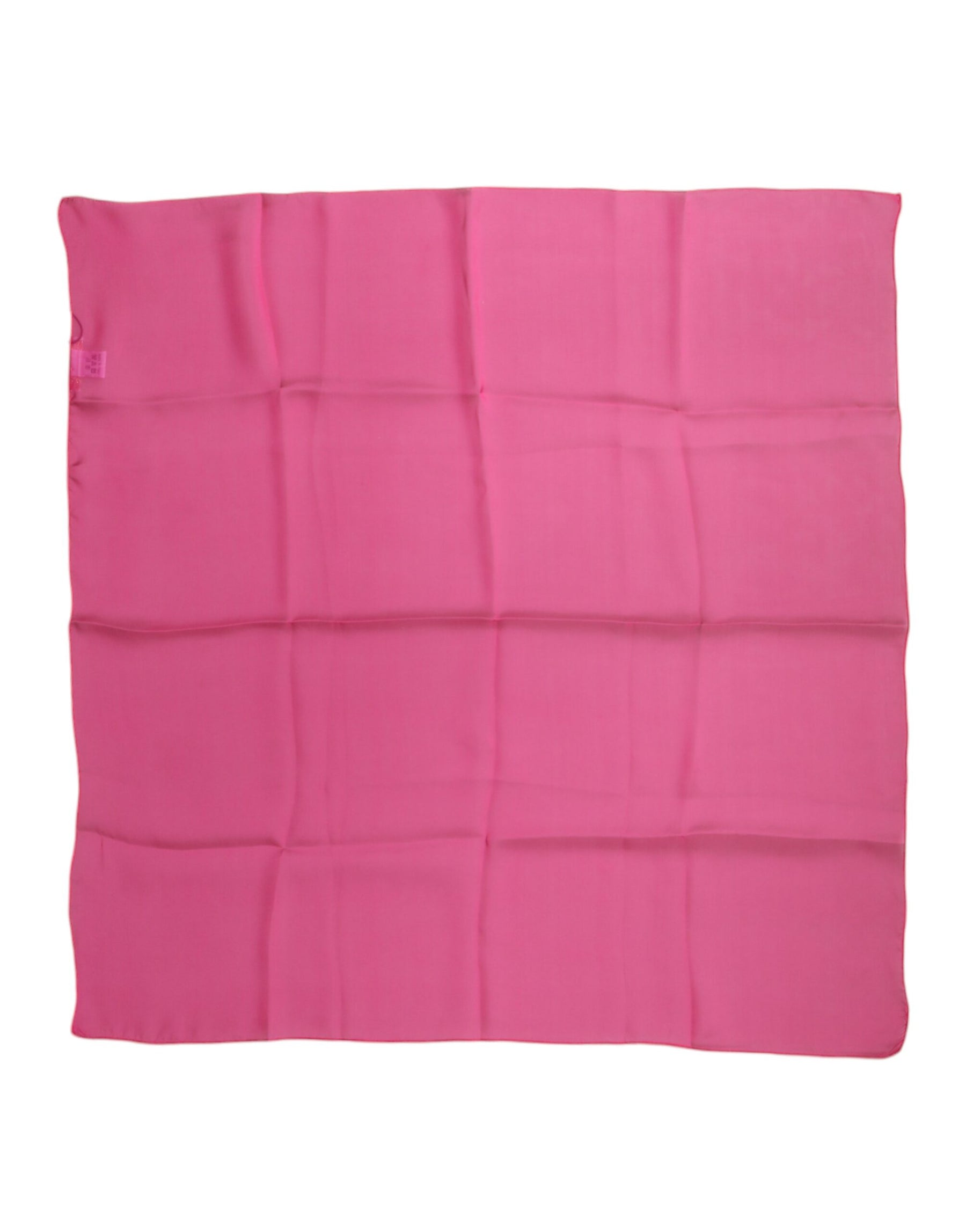 Dolce & Gabbana Pink Silk Neck Wrap Square Foulard Scarf | Regal Royce