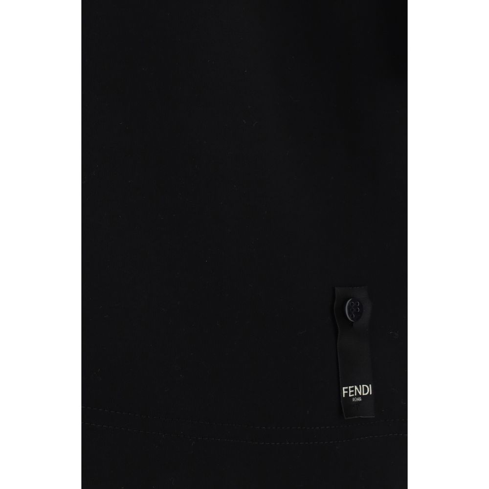 Fendi Black Cotton T-Shirt | Regal Royce