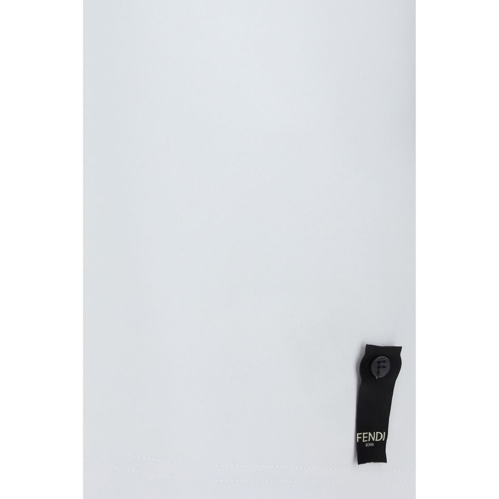 Fendi White Cotton T-Shirt | Regal Royce